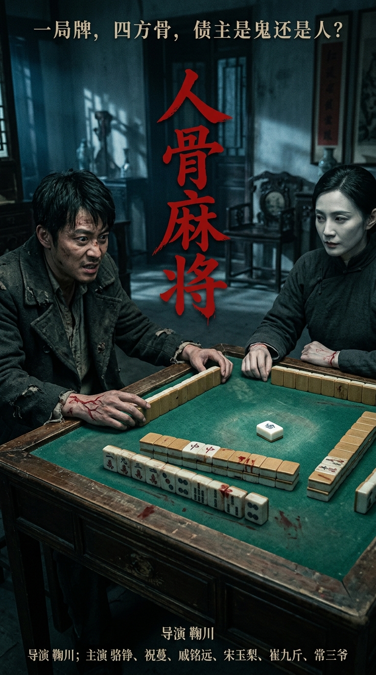 《人骨麻将》海报